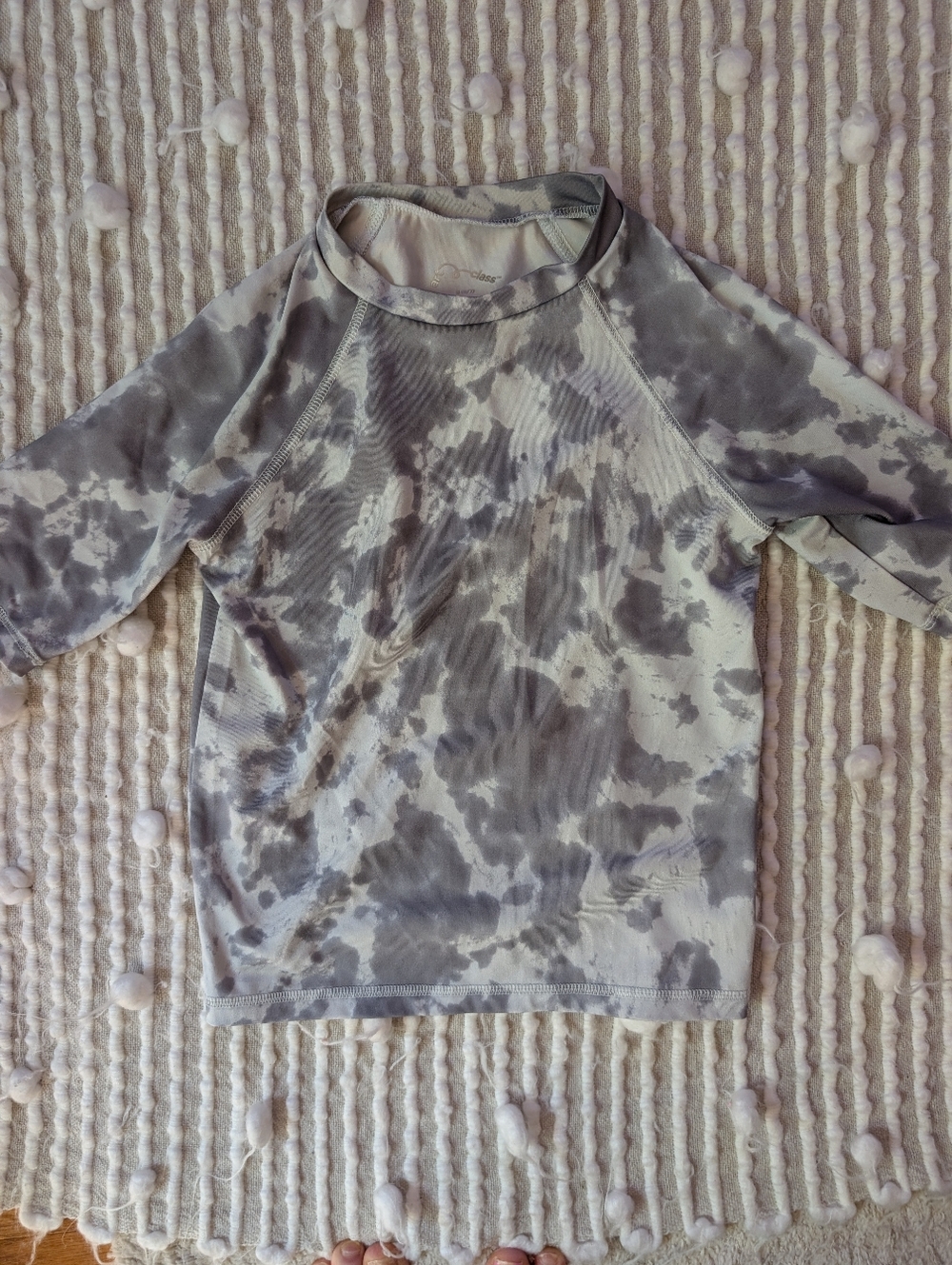 Boys Swim Shirt- Gray-Art Class-size 6/7